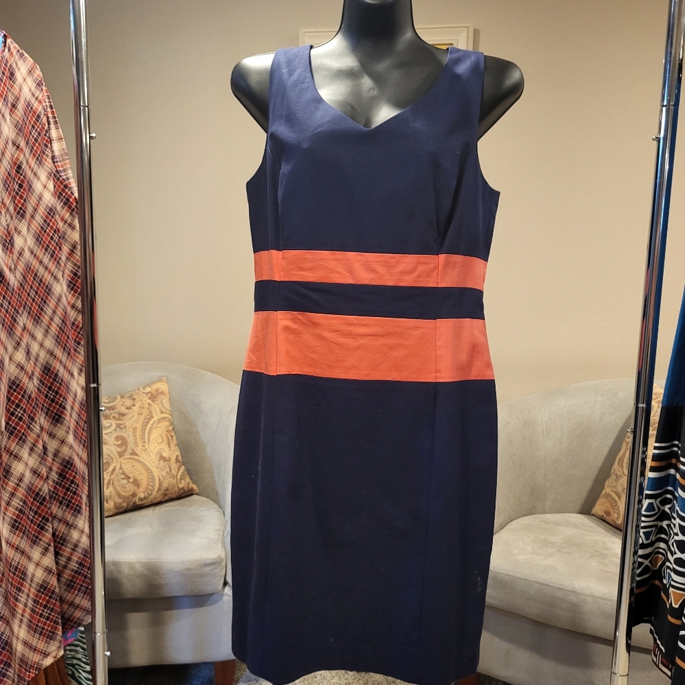 NWT Shift Dress V-Neck Sleeveless - Anne Klein